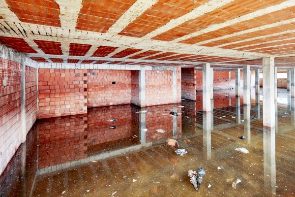 Basement Flood Remediation in Maryville